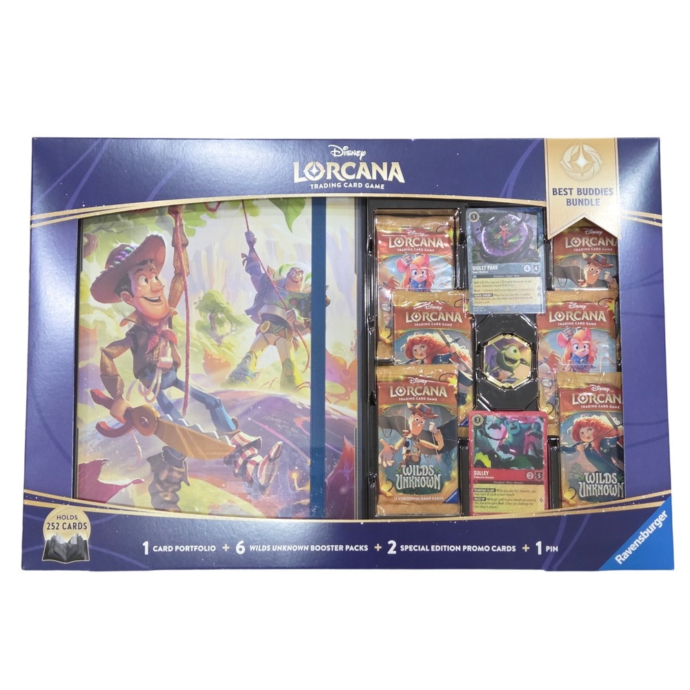 Disney Lorcana Best Buddies Wilds Unknown Bundle TCG Set Pixar 2026 NEW SEALED